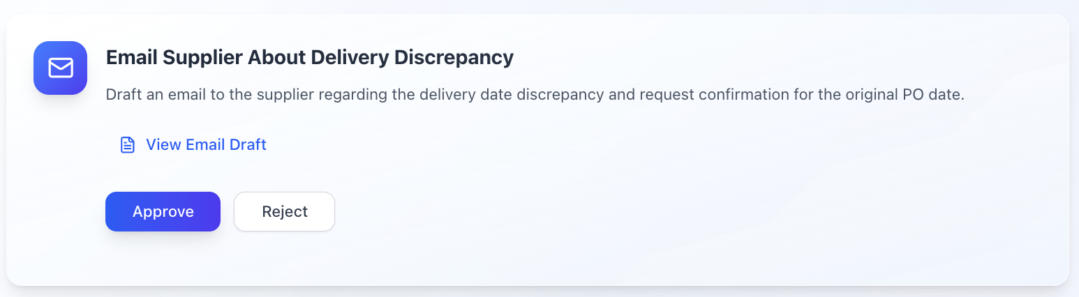 Discrepancy Detection Interface